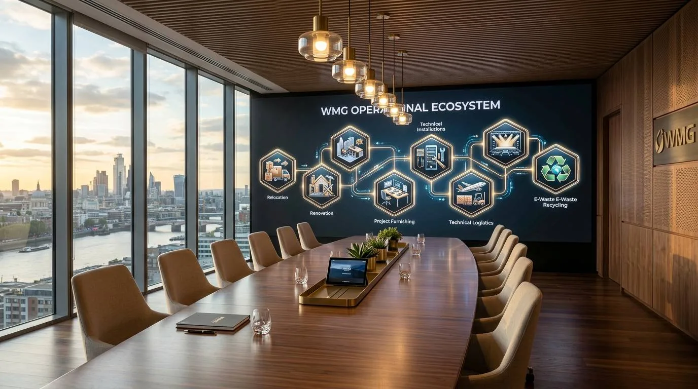 WMG full European operational ecosystem showing companies and execution capabilities